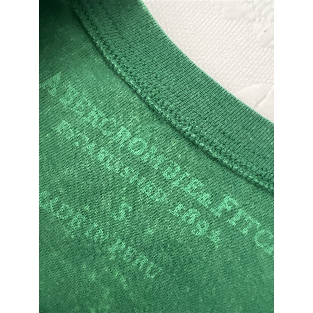 Abercrombie & Fitch Vintage Y2K Baby Tee Fitted Womens Small Vintage Distressed - Picture 9 of 10